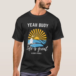 Camiseta A Vida É Excelente Sim Compre Uma Vintagem Amarela