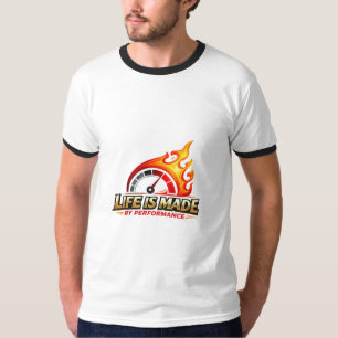 Camiseta A Vida É Feita Pelo Velocímetro de Chama de Desemp