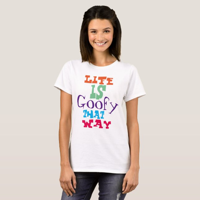 Camiseta A vida é fofa assim (Frente Completa)