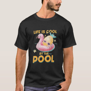 Camiseta A Vida É Legal Pela Piscina   Ocean Swimmer Funny 