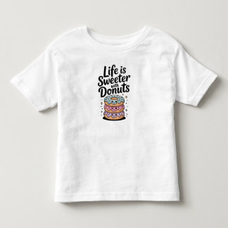 Camiseta A Vida É Mais Doce Com Rosquinhas