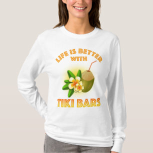 Camiseta A Vida É Melhor Com Bares Tiki