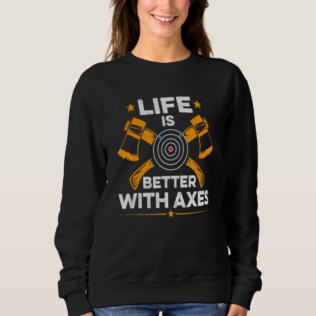 Camiseta A Vida É Melhor Com Design De Eixos Para Um Hatche (Frente)