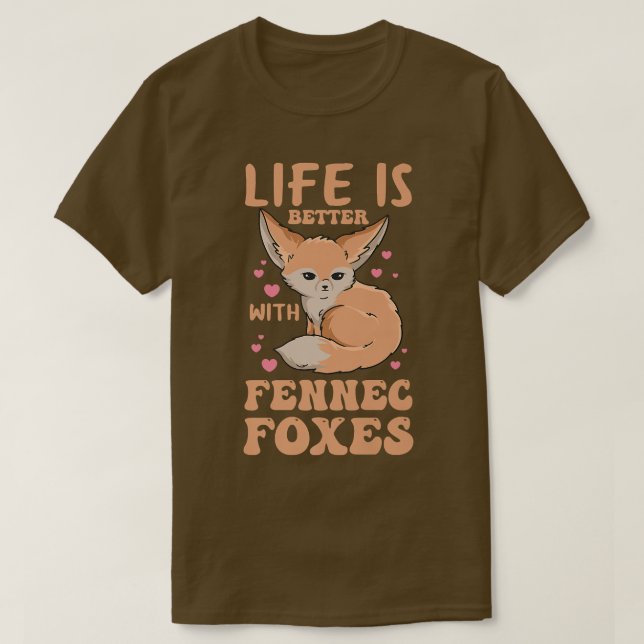 Camiseta A vida é melhor com Design de inimigos fenn para u (Frente do Design)