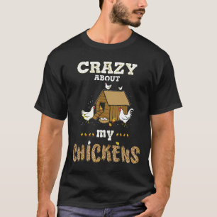 Camiseta A Vida É Melhor Com Galinhas Por Perto Quente