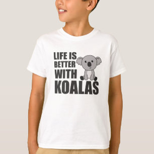 Camiseta A Vida É Melhor Com Koalas Sweet Koala
