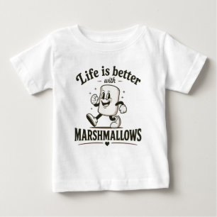 Camiseta A vida é melhor com marshmallows