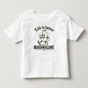 Camiseta A vida é melhor com marshmallows