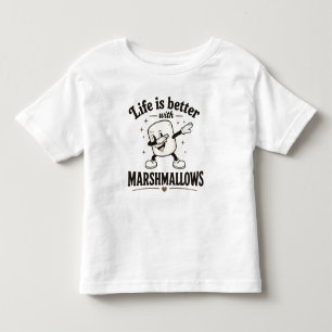 Camiseta A vida é melhor com marshmallows