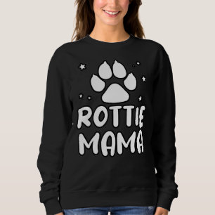 Camiseta A Vida É Melhor Com O Rottie Mama Rottweiler Lover