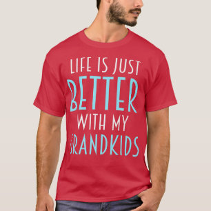 Camiseta A Vida É Melhor Com Os Meus Netos Vovó G