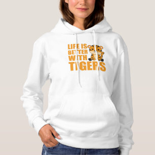 Camiseta A Vida É Melhor Com Os Tigres - Animais De Zoo Do