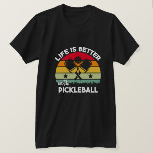 Camiseta A vida é melhor com Pickleball