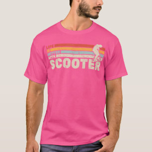 Camiseta A Vida é Melhor com Scooter Escooter Electro Scoot