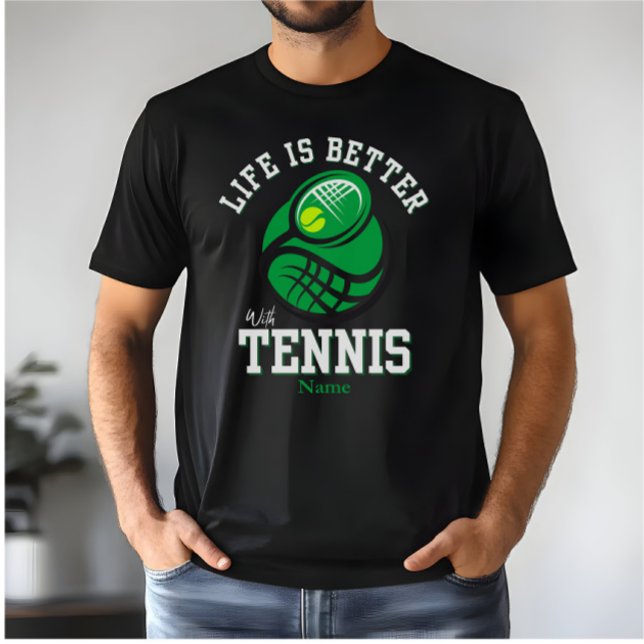Camiseta A Vida é Melhor com Tênis | Nome Personalizado em  (Criador carregado)
