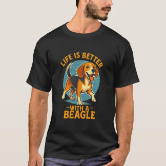 Camiseta A vida é melhor com um BEAGLE