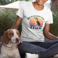 A vida é melhor com um Beagle pôr do sol retrô cac