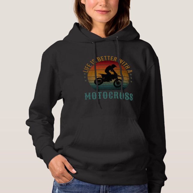CAMISETA A VIDA É MELHOR COM UM MOTOCROSS (Frente)