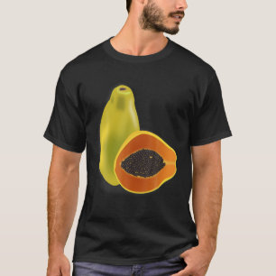 Camiseta A Vida É Melhor Com Uma Fruta De Pawpaw Papaya