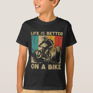 Camiseta A Vida É Melhor De Bicicleta Ciclista Ciclismo