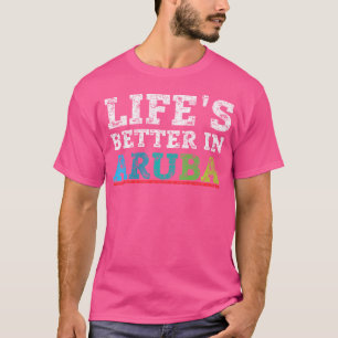 Camiseta A Vida É Melhor Em Aruba
