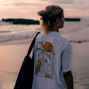 Camiseta A Vida É Melhor Em Bikini Summer Sun Beach Férias