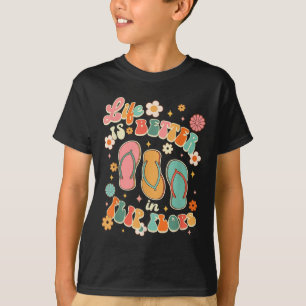 Camiseta A Vida É Melhor Em Chinelos Alô Summer Beach