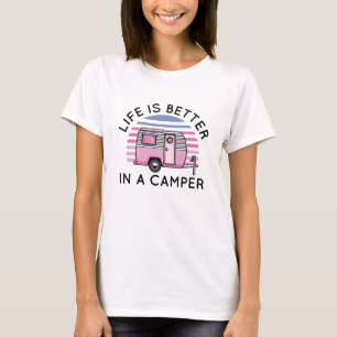 Camiseta A Vida É Melhor Em Uma Campanha