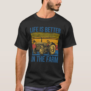 Camiseta A Vida É Melhor Na Agricultura Regenerativa Fazen
