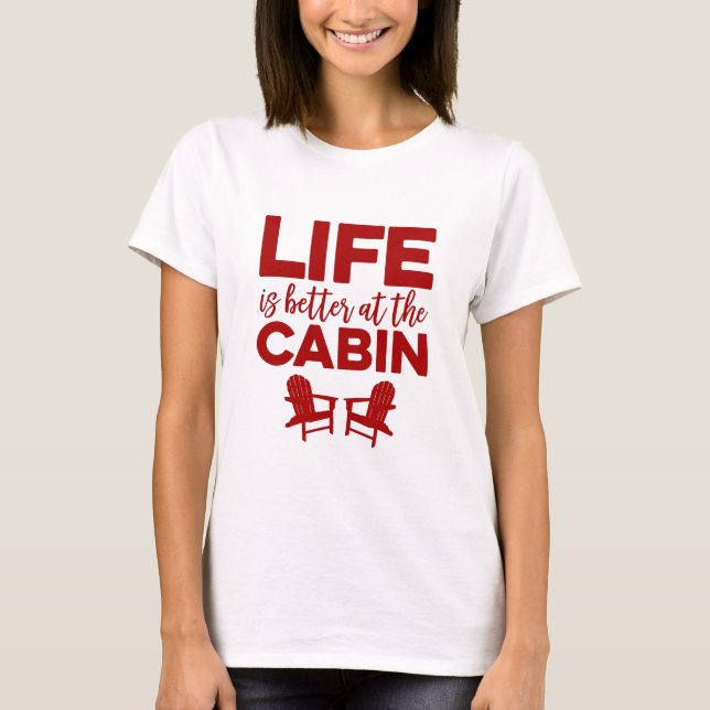 Camiseta A vida é melhor na cabine (Frente)