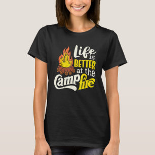 Camiseta A Vida é Melhor Na Família Freestyle Da Fogueira C