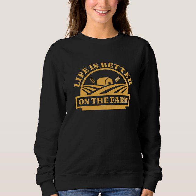 Camiseta A Vida É Melhor Na Fazenda (Frente)