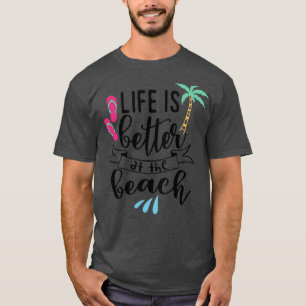 Camiseta A vida é melhor na praia