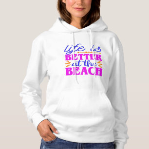 Camiseta A vida é melhor na praia Verão Amante da Praia