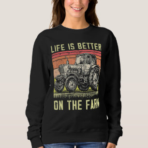 Camiseta A Vida É Melhor Nas Instalações De Agricultura Bio