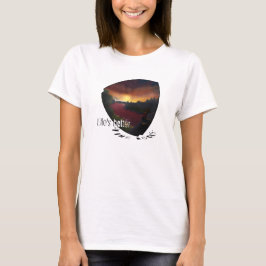 Camiseta A vida é melhor nas rochas. escalador rock