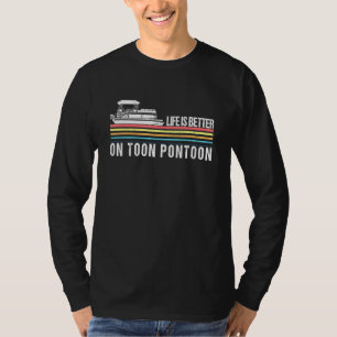 Camiseta A Vida É Melhor No Barco Do Barco Do Brinquedo