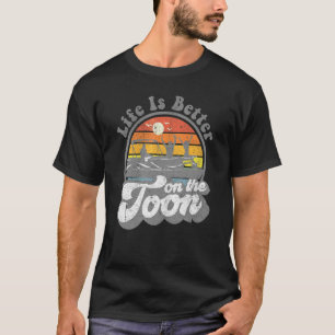 Camiseta A Vida É Melhor No Barco Engraçado Do Brinquedo