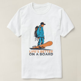 Camiseta A Vida É Melhor No Conselho