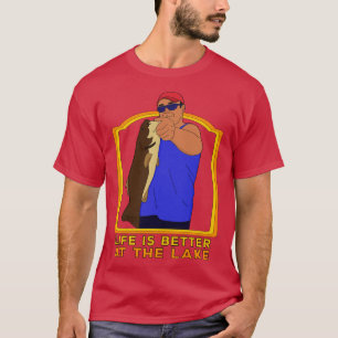 Camiseta A vida é melhor no lago