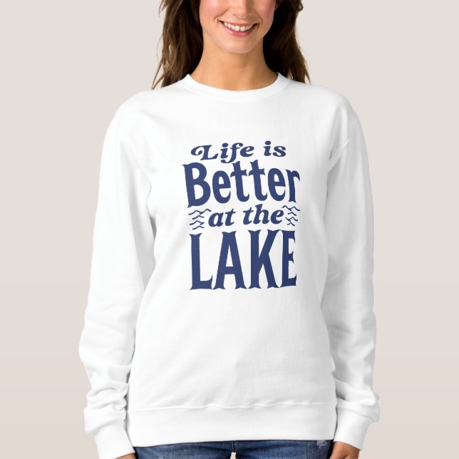 Camiseta A Vida É Melhor No Lago (Frente)