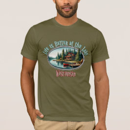 Camiseta A vida é melhor no lago