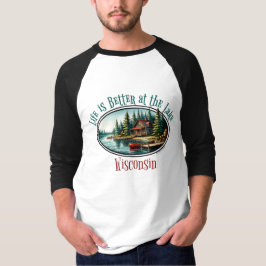 Camiseta A vida é melhor no lago