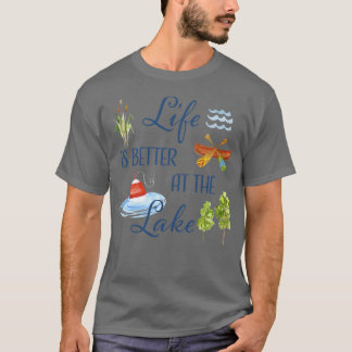 Camiseta A Vida É Melhor No Lago