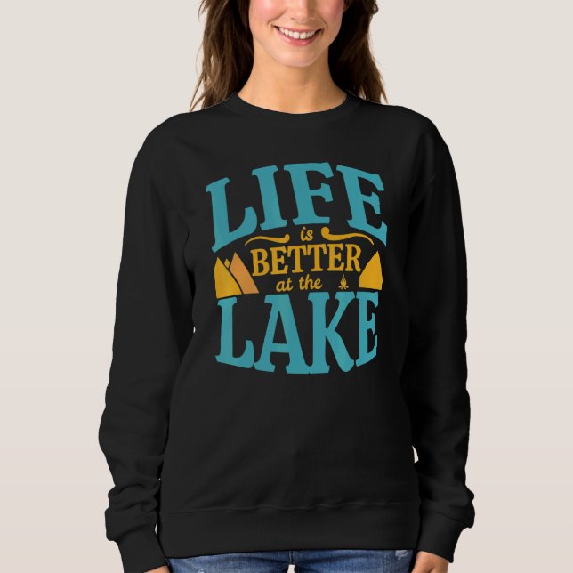 Camiseta A Vida É Melhor No Lago (Frente)