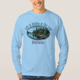 Camiseta A vida é melhor no lago