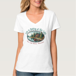 Camiseta A vida é melhor no lago