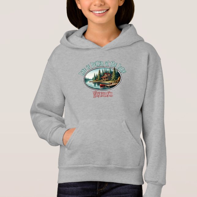 Camiseta A vida é melhor no lago (Frente)