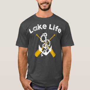 Camiseta A Vida É Melhor No Lago Barco LI