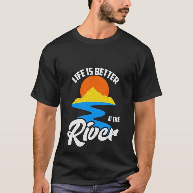 Camiseta A vida é melhor no rio (Frente)